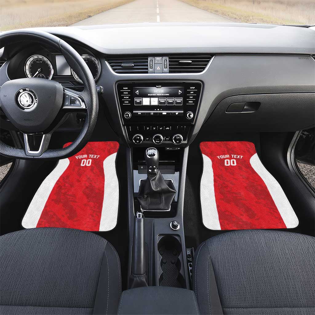 Afro Basketball Custom Tunisia Car Mats Go Champions Eagles of Carthage - African Pride
