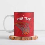 Tunisia Basketball Custom Ceramic Mug Go Champions Eagles of Carthage