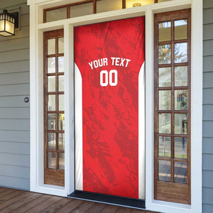Tunisia Basketball Custom Door Cover Go Champions Eagles of Carthage