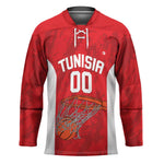 Tunisia Basketball Custom Hockey Jersey Go Champions Eagles of Carthage