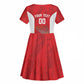 Afro Basketball Custom Tunisia Kid Short Sleeve Dress Go Champions Eagles of Carthage - African Pride