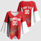 Tunisia Basketball Custom Kimono Sleeve Blouse Go Champions Eagles of Carthage