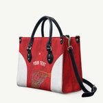 Tunisia Basketball Custom Leather Bag Go Champions Eagles of Carthage
