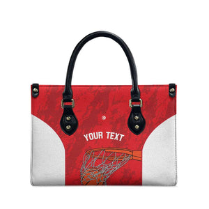 Tunisia Basketball Custom Leather Bag Go Champions Eagles of Carthage