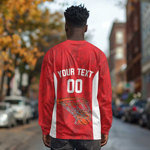 Afro Basketball Custom Tunisia Long Sleeve Shirt Go Champions Eagles of Carthage - African Pride