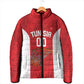 Tunisia Basketball Custom Padded Jacket Go Champions Eagles of Carthage