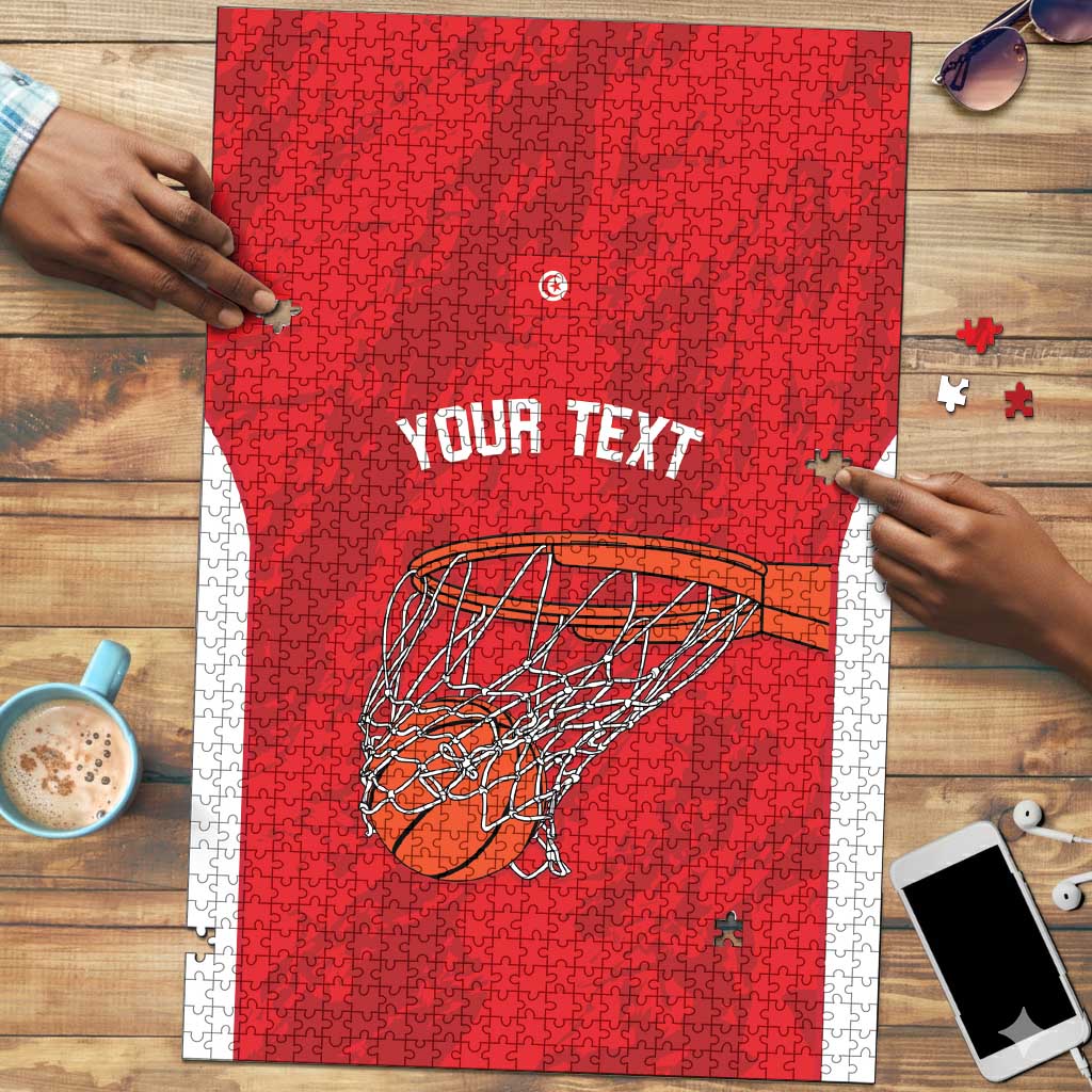 Tunisia Basketball Custom Puzzle Go Champions Eagles of Carthage