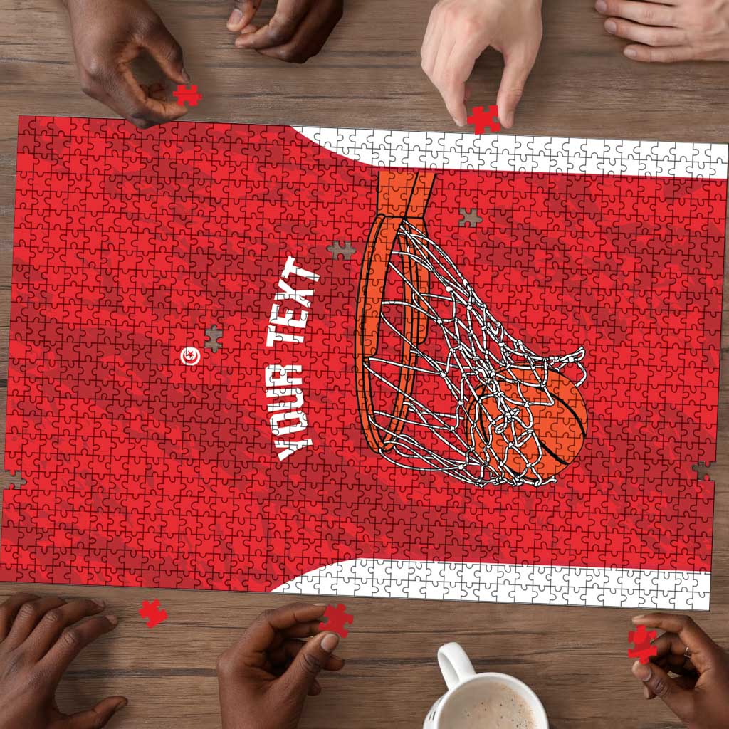 Tunisia Basketball Custom Puzzle Go Champions Eagles of Carthage