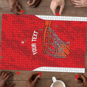 Tunisia Basketball Custom Puzzle Go Champions Eagles of Carthage