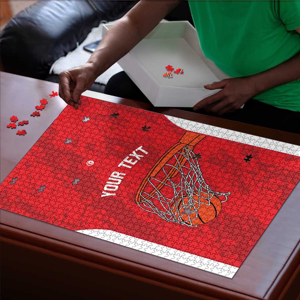 Tunisia Basketball Custom Puzzle Go Champions Eagles of Carthage