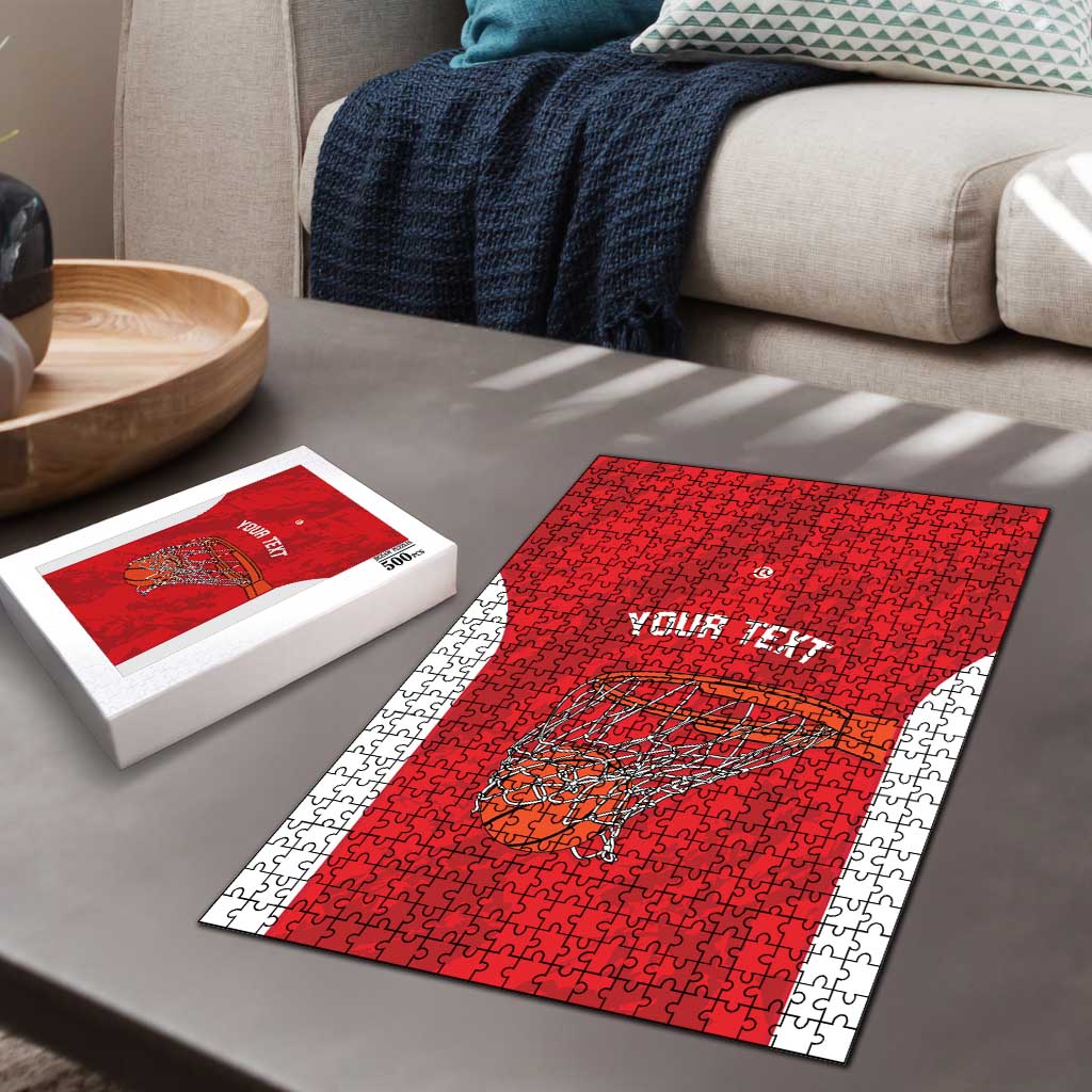 Tunisia Basketball Custom Puzzle Go Champions Eagles of Carthage