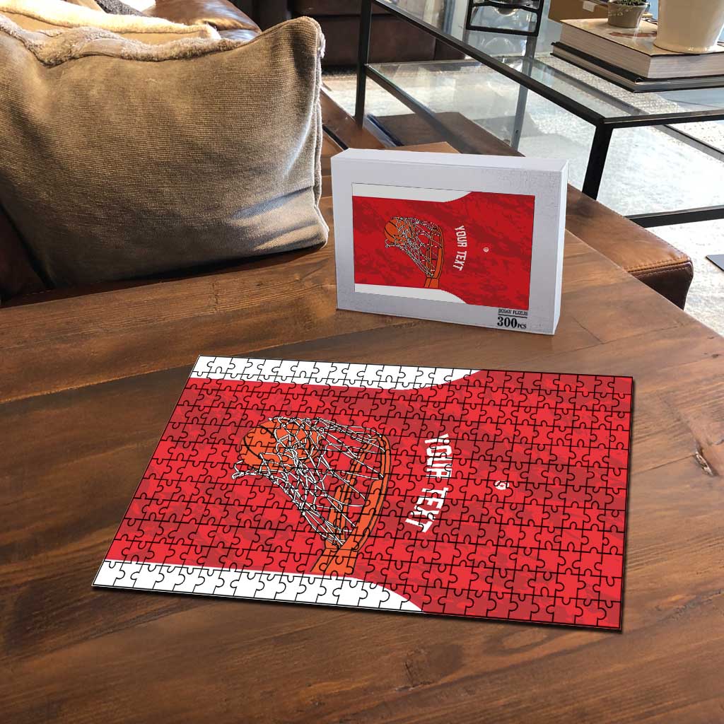 Tunisia Basketball Custom Puzzle Go Champions Eagles of Carthage