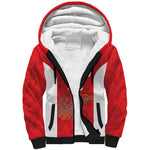 Afro Basketball Custom Tunisia Sherpa Hoodie Go Champions Eagles of Carthage - African Pride