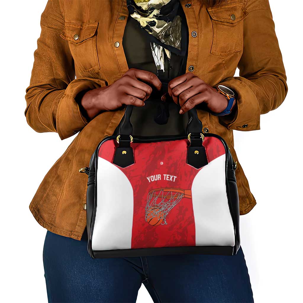Afro Basketball Custom Tunisia Shoulder Handbag Go Champions Eagles of Carthage - African Pride