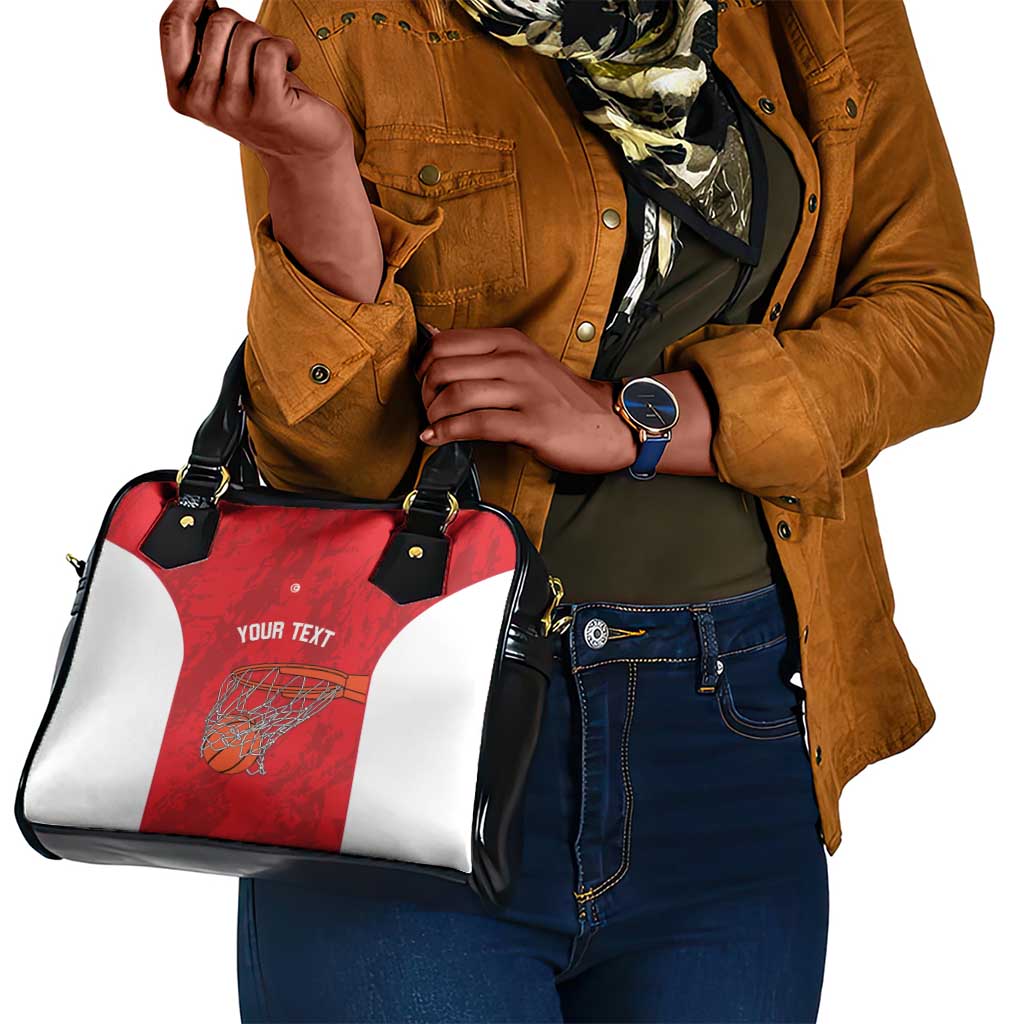 Afro Basketball Custom Tunisia Shoulder Handbag Go Champions Eagles of Carthage - African Pride