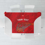 Afro Basketball Custom Tunisia Tablecloth Go Champions Eagles of Carthage - African Pride