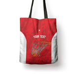 Tunisia Basketball Custom Tote Bag Go Champions Eagles of Carthage