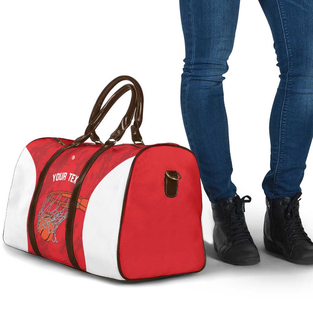 Tunisia Basketball Custom Travel Bag Go Champions Eagles of Carthage