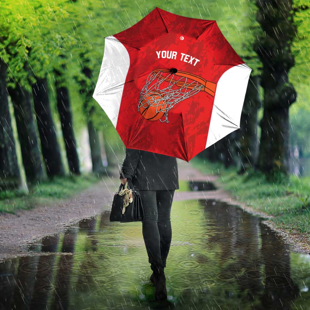 Tunisia Basketball Custom Umbrella Go Champions Eagles of Carthage