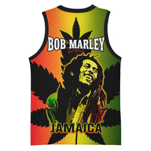 Afro Jamaica Legend Bob Basketball Jersey The King Of Reggae LT14