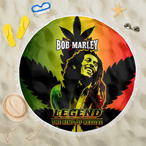 Afro Jamaica Legend Bob Beach Blanket The King Of Reggae