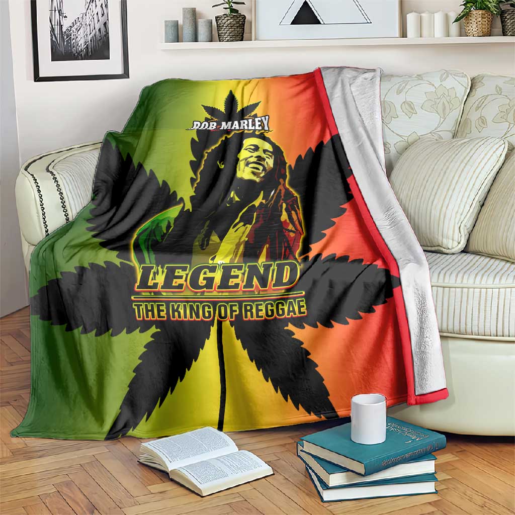 Afro Jamaica Legend Bob Blanket The King Of Reggae