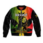 Afro Jamaica Legend Bob Bomber Jacket The King Of Reggae