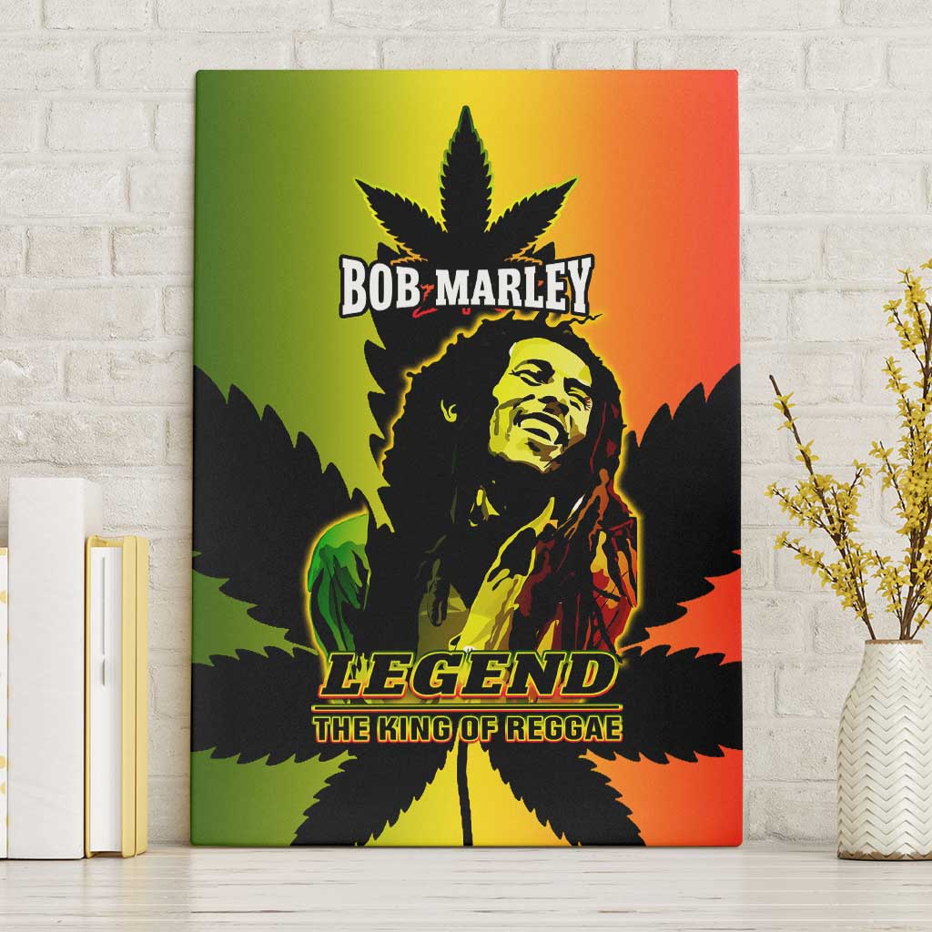 Afro Jamaica Legend Bob Canvas Wall Art The King Of Reggae