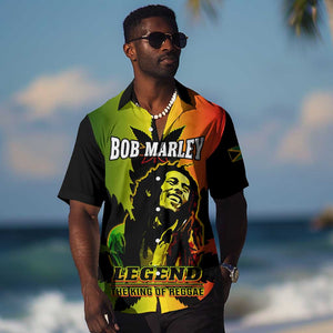 Afro Jamaica Legend Bob Hawaiian Shirt The King Of Reggae