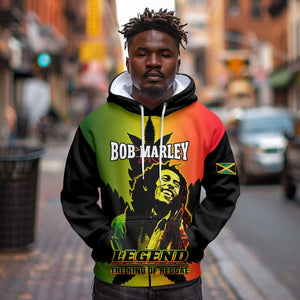 Afro Jamaica Legend Bob Hoodie The King Of Reggae