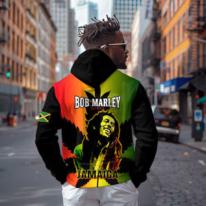 Afro Jamaica Legend Bob Hoodie The King Of Reggae