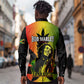 Afro Jamaica Legend Bob Long Sleeve Button Shirt The King Of Reggae