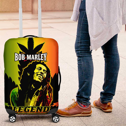 Afro Jamaica Legend Bob Luggage Cover The King Of Reggae