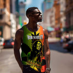Afro Jamaica Legend Bob Men Tank Top The King Of Reggae