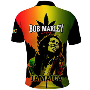 Afro Jamaica Legend Bob Polo Shirt The King Of Reggae