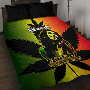 Afro Jamaica Legend Bob Quilt Bed Set The King Of Reggae