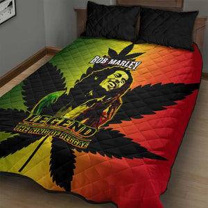 Afro Jamaica Legend Bob Quilt Bed Set The King Of Reggae