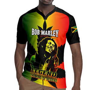 Afro Jamaica Legend Bob Rugby Jersey The King Of Reggae