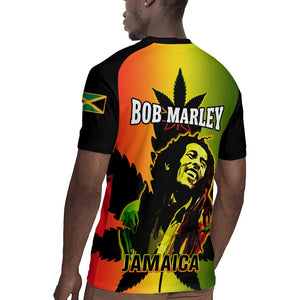 Afro Jamaica Legend Bob Rugby Jersey The King Of Reggae