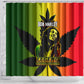 Afro Jamaica Legend Bob Shower Curtain The King Of Reggae