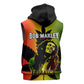 Afro Jamaica Legend Bob Sleeveless Hoodie The King Of Reggae - African Pride