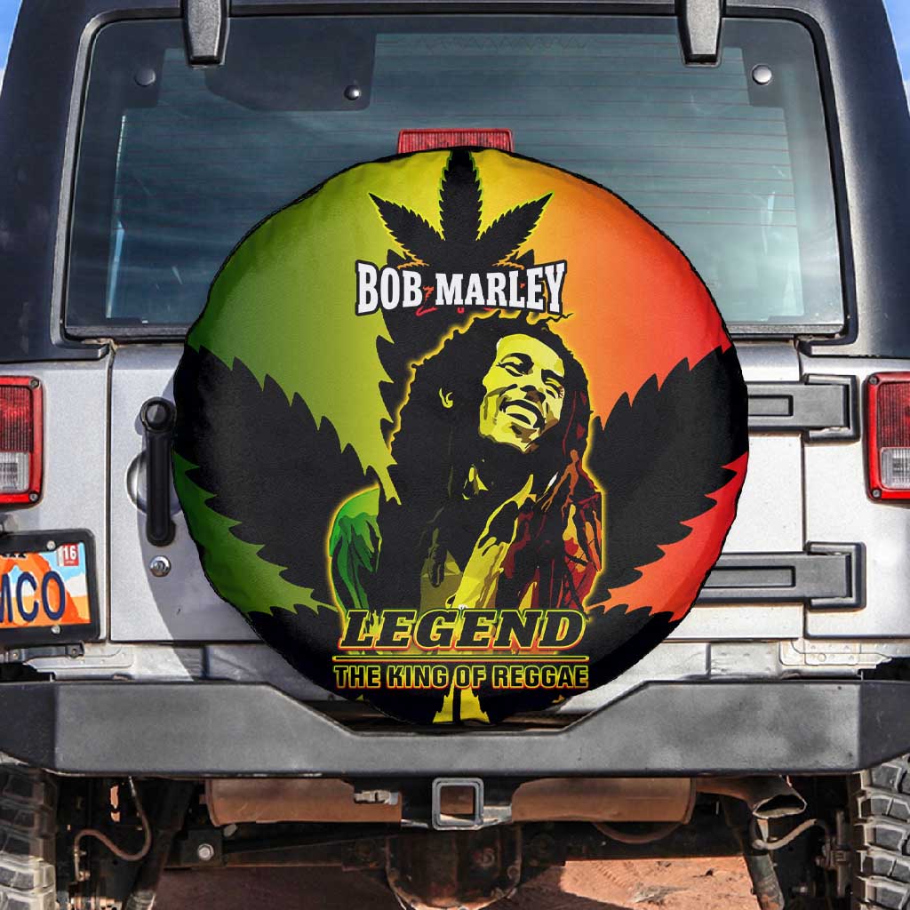 Afro Jamaica Legend Bob Spare Tire Cover The King Of Reggae