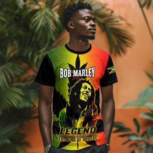 Afro Jamaica Legend Bob T shirt The King Of Reggae