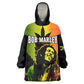 Afro Jamaica Legend Bob Wearable Blanket Hoodie The King Of Reggae