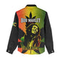 Afro Jamaica Legend Bob Women Casual Shirt The King Of Reggae LT14