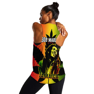 Afro Jamaica Legend Bob Women Racerback Tank The King Of Reggae