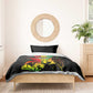 Afro Jamaica Legend Bob Bedding Set Lion With Cannabis Leaf Pattern LT14