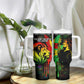 Afro Jamaica Legend Bob Tumbler With Handle Lion With Cannabis Leaf Pattern LT14