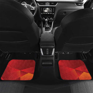 Custom Zimbabwe Cricket Car Mats Go Lady Chevrons Grunge Style