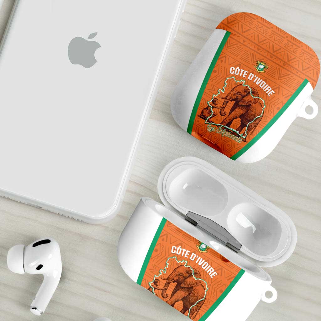 Ivory Coast Football AirPods Case 2026 Cote d'Ivoire Les Elephants Orange Version - African Pride
